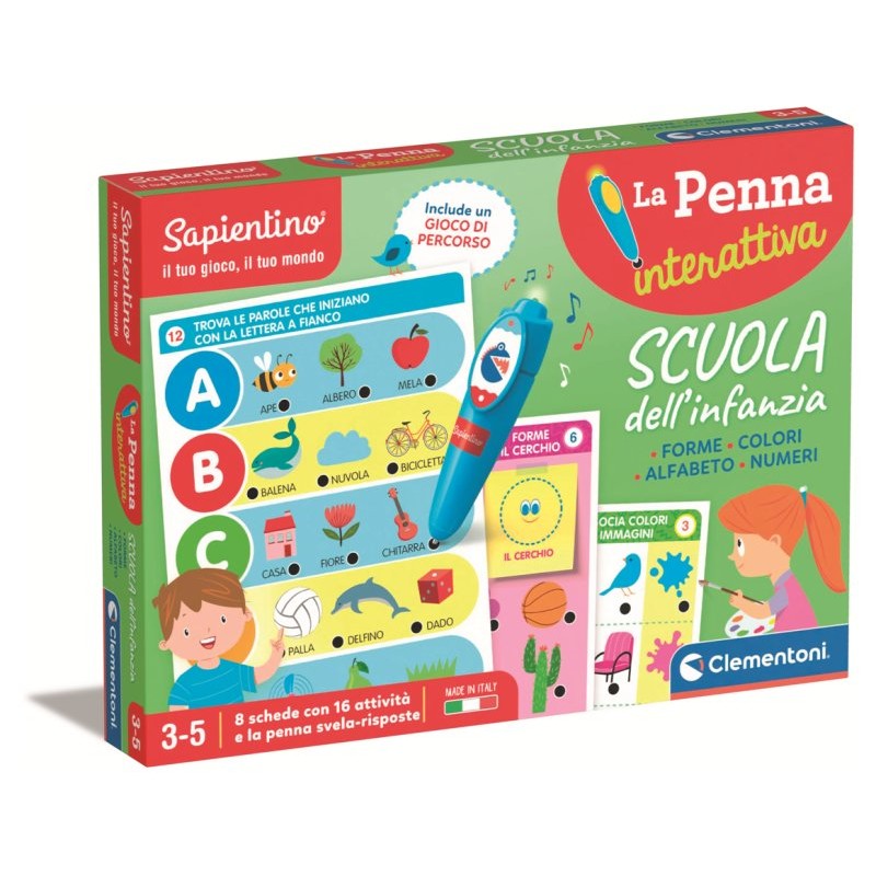 Penna Scuola Dell'Infanzia 3-5 di Clem-08 Edu Sapientino Spinotti
