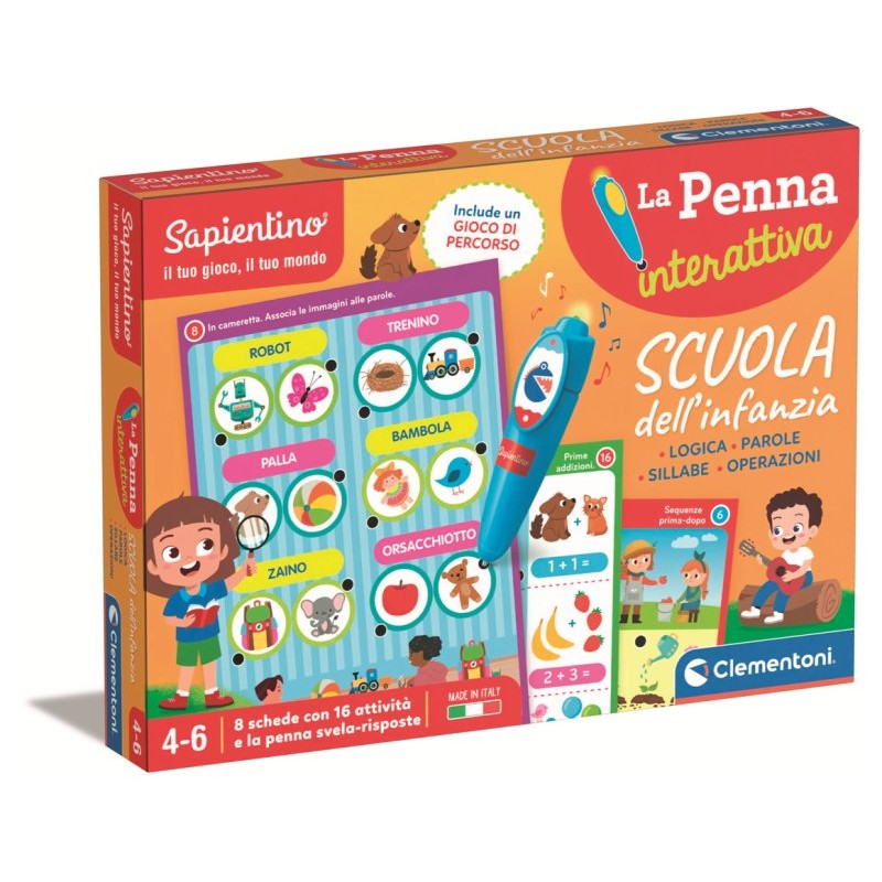Penna Scuola Dell'Infanzia 4-6 di Clem-08 Edu Sapientino Spinotti