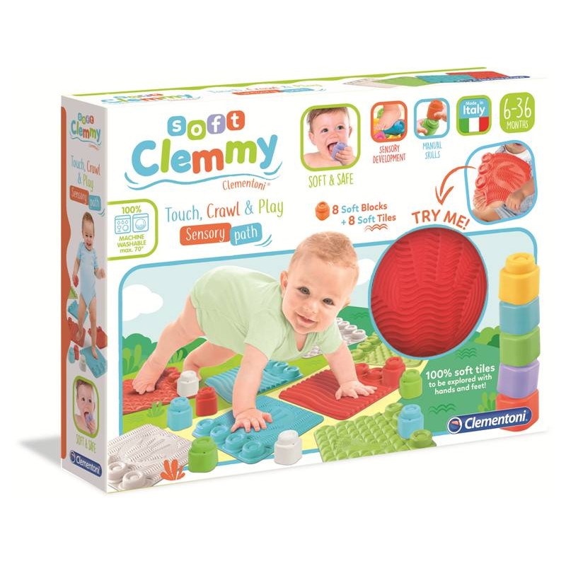 Tappeto Tocca, Gattona, Gioca di Clem-04 Baby Clemmy