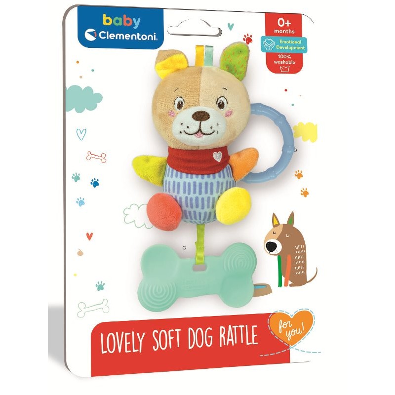 Morbido Cagnolino Sonaglino di Clem-01 Baby For You