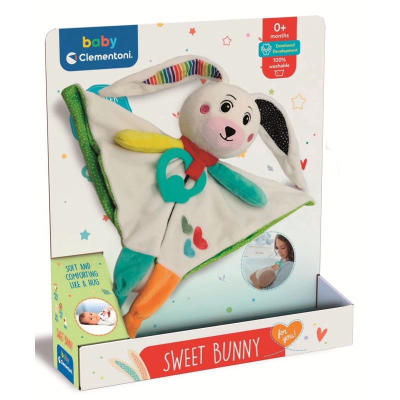 Sweet Bunny Comforter Plush di Clem-02 Baby