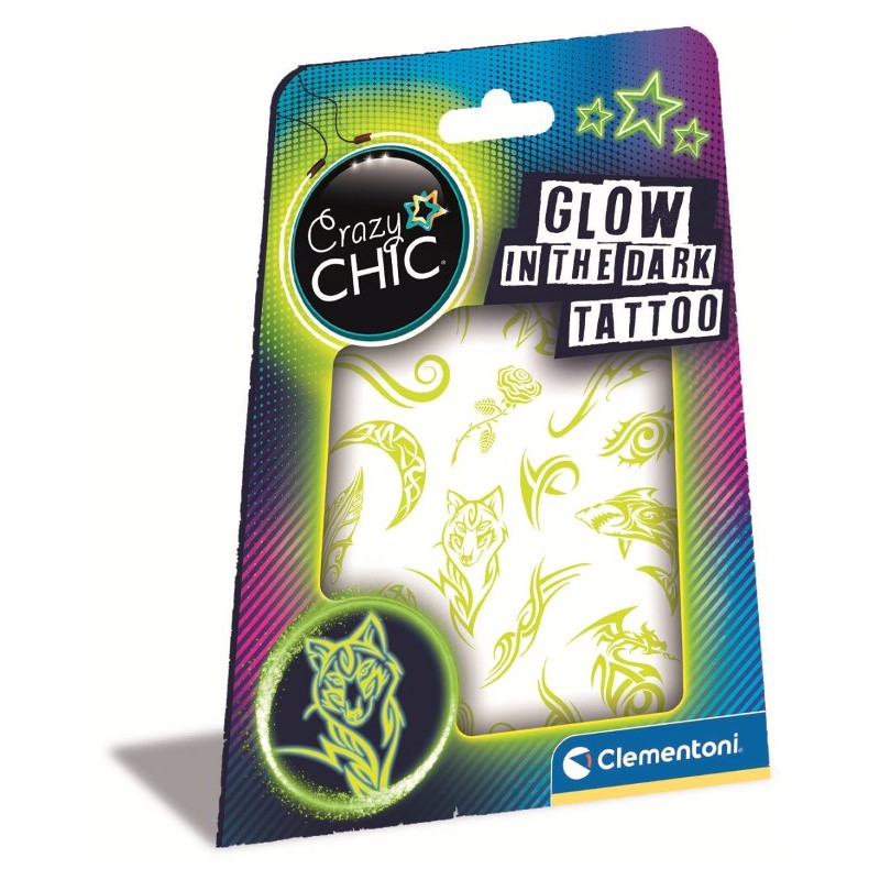 Crazy Chic - Glow in The Dark Tattoo di Clem-17 Creat Crazy Chic