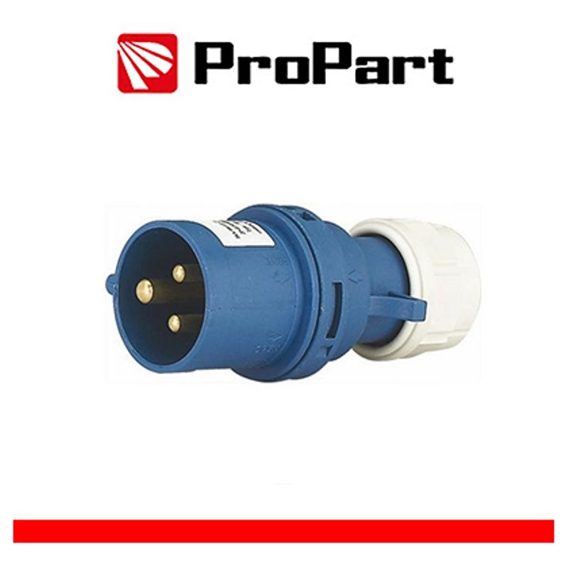 Spina Mobile Diritta Indust. Cee 16a-6h 2p+T 220-250v Ip44 di Life