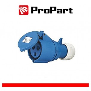Presa Mobile Diritta Indust. Cee 16a-6h 2p+T 220-250v Ip44 di Life