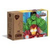 Puzzle 3x48 Pz Marvel Superhero di Clem-51 Puzzle Accessori