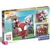 Puzzle 3x48 Square Spidey And His Amaz.Fr. di Clem-37 Puzzle 3x48 Pz
