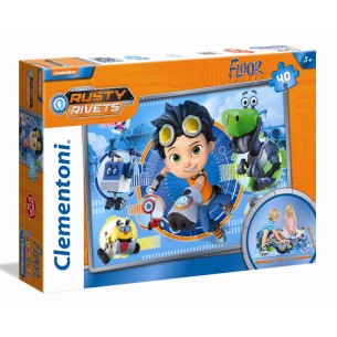 Puzzle 40 Floor Rusty Rivets di Clementoni