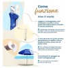 Ombrellone Athena 200cm di Athena Mare