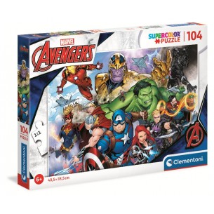 Puzzle 104 Marvel Avengers di Clem-41 Puzzle 104 Pz