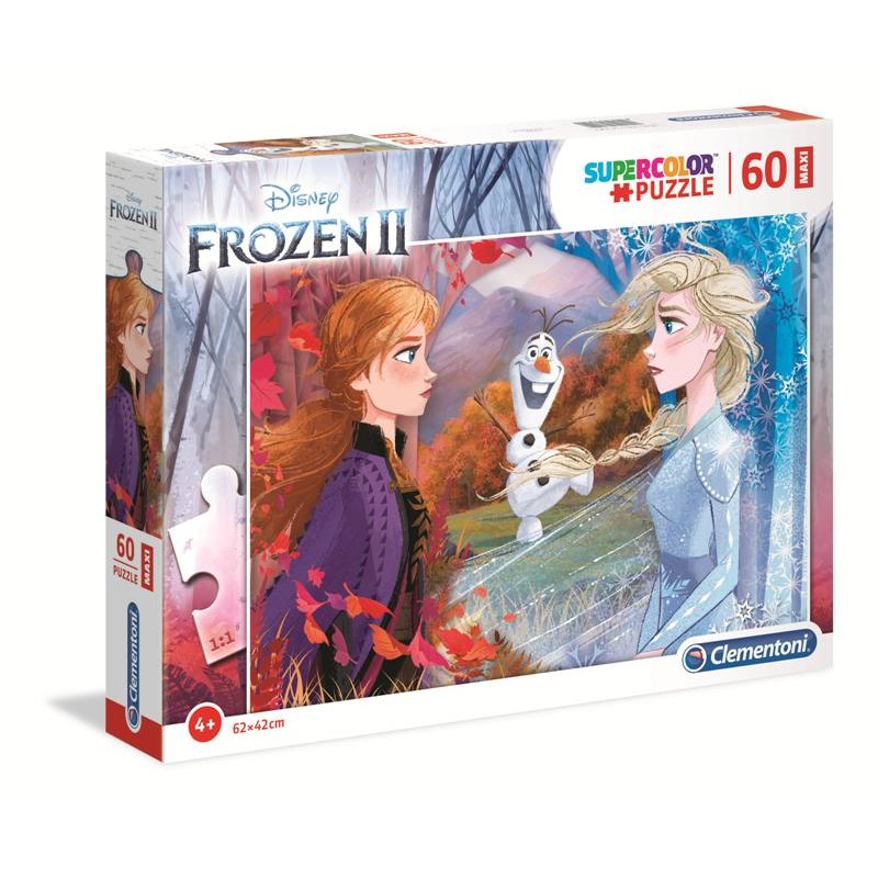 Maxipuzzle 60 Pz Frozen 2 di Clem-30 Puzzle Maxi 60 Pz