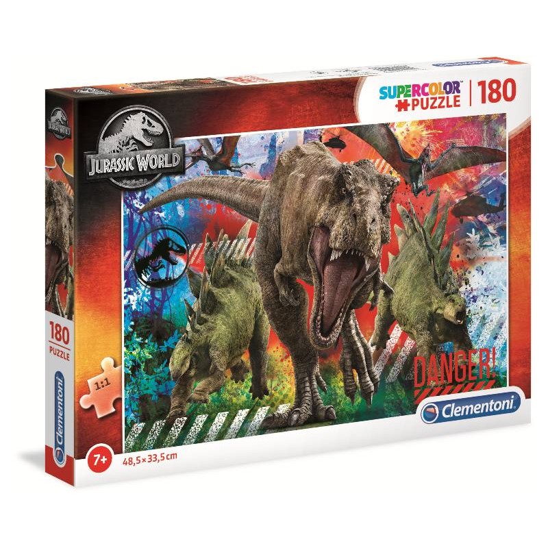 Puzzle 180 Pz Jurassic World di Clem-42 Puzzle 180 Pz