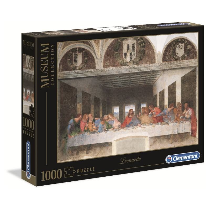 Puzzle 1000 Leonardo-Cenacolo (Museum) di Clem-45 Puzzle 1000 Pz