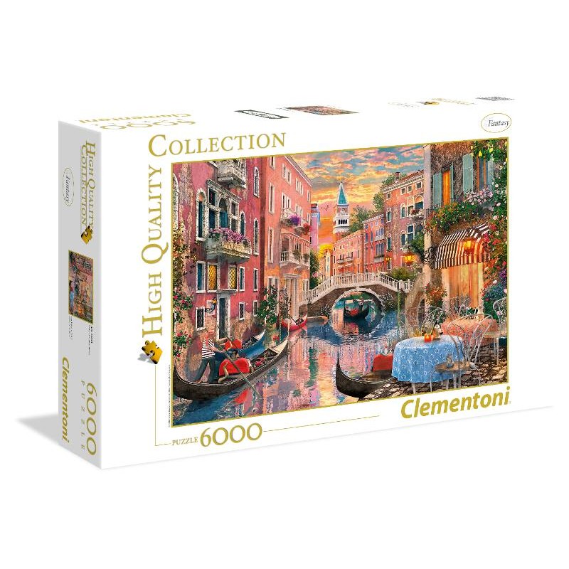 Puzzle 6000 Pz Venice Evening Sunset di Clem-49 Puzzle 6000 Pz