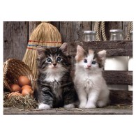 Puzzle 1000 Lovely Kittens di Clem-45 Puzzle 1000 Pz