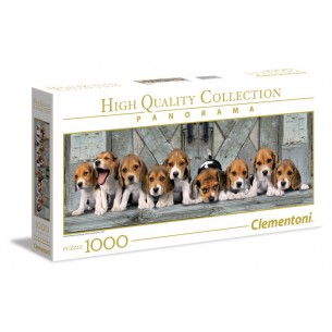 Puzzle 1000 Panorama Beagles di Clem-45 Puzzle 1000 Pz