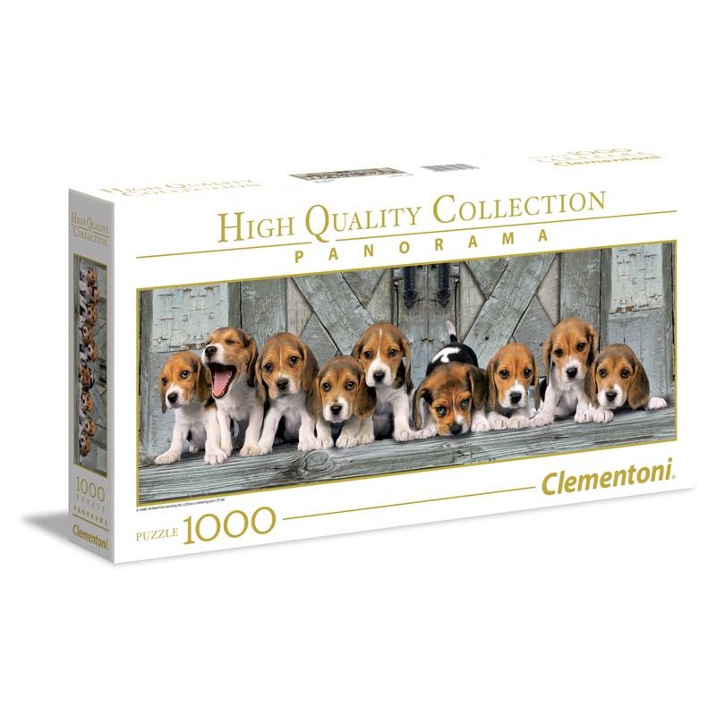 Puzzle 1000 Panorama Beagles di Clem-45 Puzzle 1000 Pz