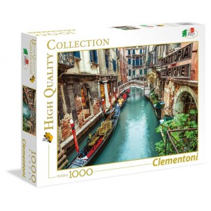 Puzzle 1000 Pz Venice Canal di Clem-45 Puzzle 1000 Pz