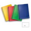 Bloc."Monocromo Ppl" A4 Ff.80+2 Skip C/Fori e Microperf. Rig.1r di Pigna