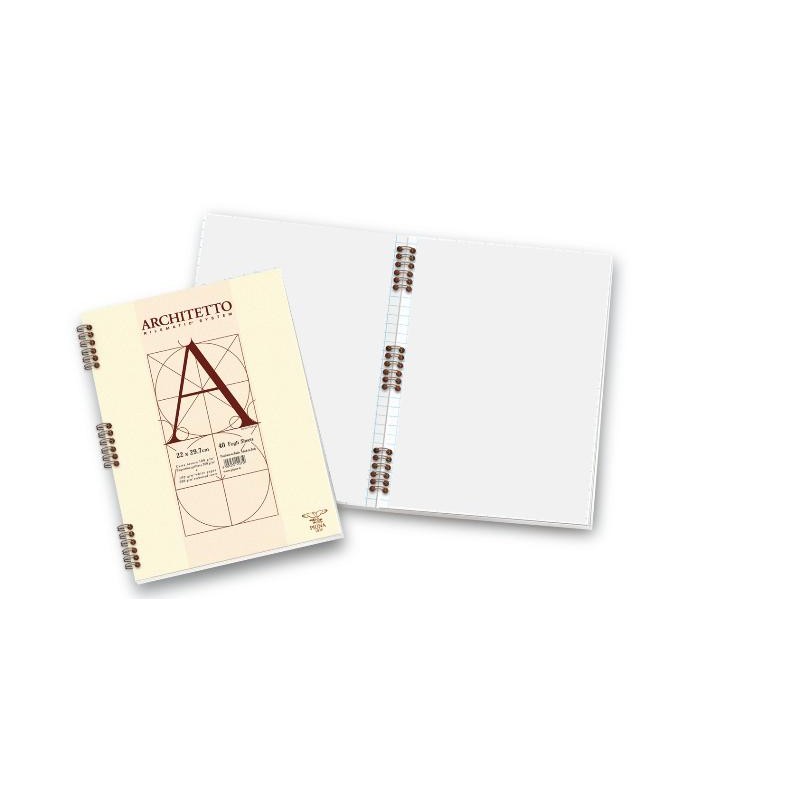 Blocco Architetto Pigna Bianco Spirale 22x29,7