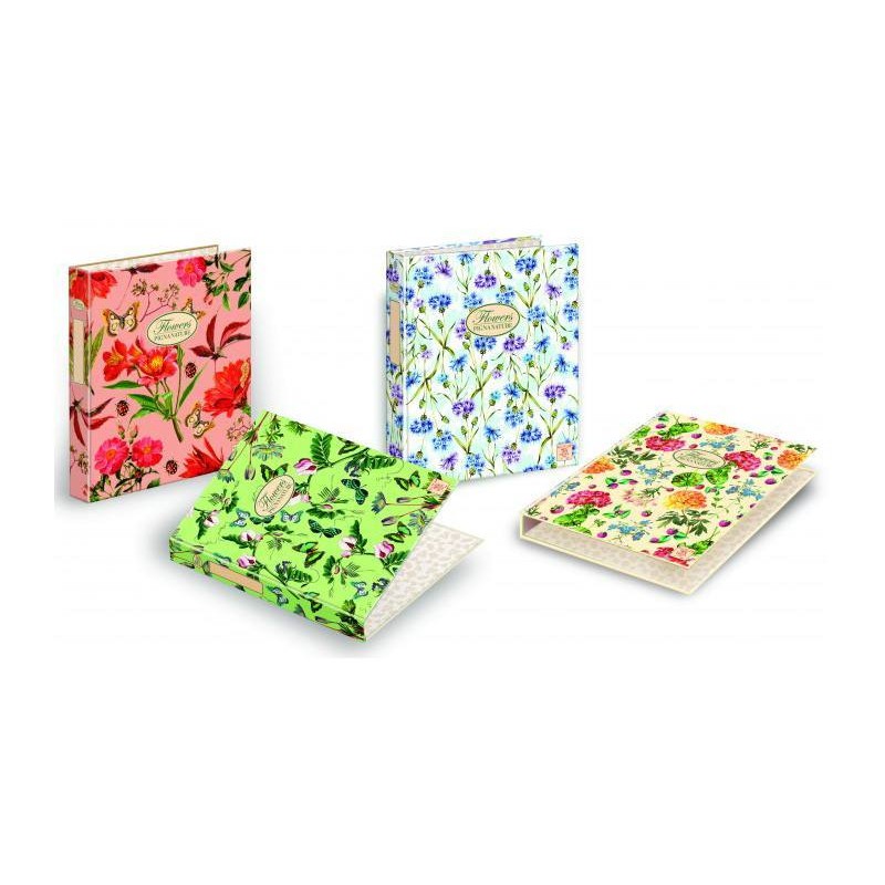 Cartella ad Anelli A4 Pigna Nature Flowers Cm 27x32