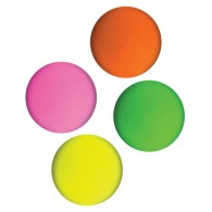 Palline Racchettoni Beach Fluo in Rete 4pz di Mandelli