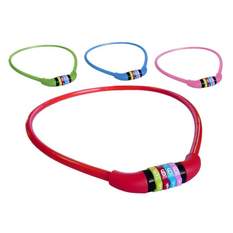 Lucchetto Ciclo Baby Boom Cavo 8x65 (Colori Assortiti) di Mandelli