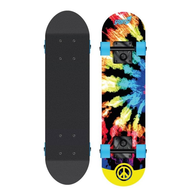 Skateboard Hippy con Truck Brevettato a Molle di Mandelli