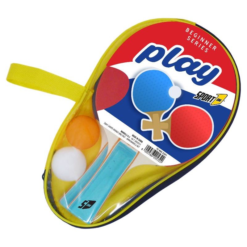 Set P/P Play 2 Racchette+2 Palle di Mandelli