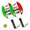 Coppia Racchette Beach Tennis Pro Italia con Pallina di Mandelli