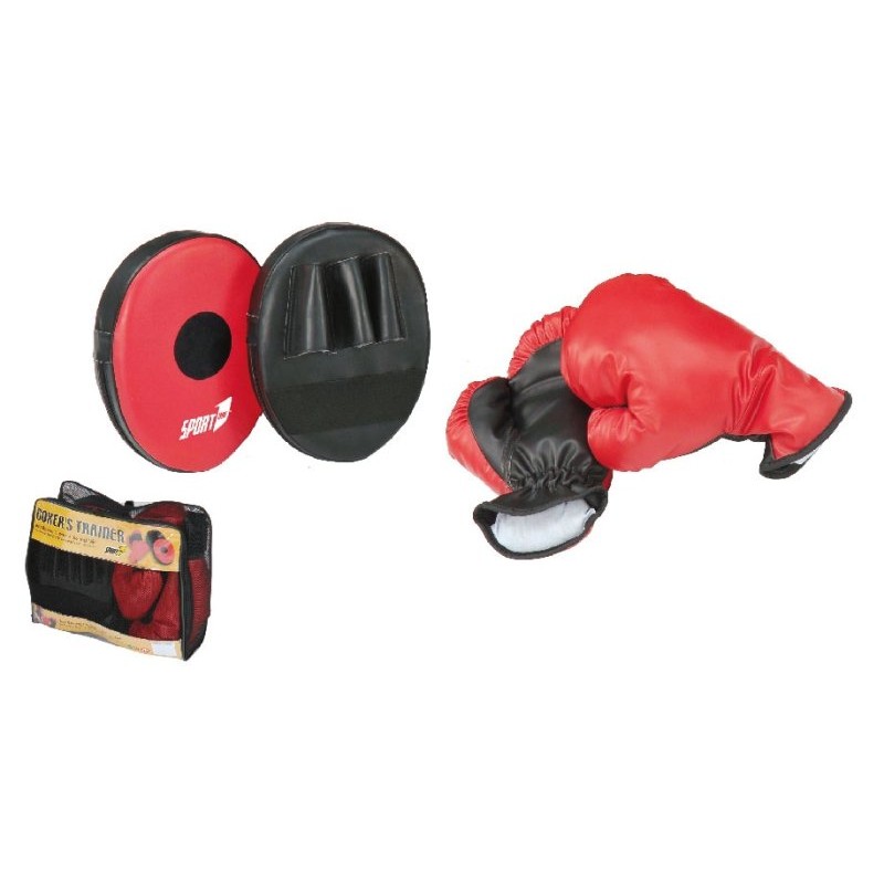 Boxe Training Set con Guantoni e Paracolpi di Mandelli