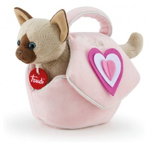 Gattino Borsetta Rosa Cuori Xs di Trudy Altro-Mix