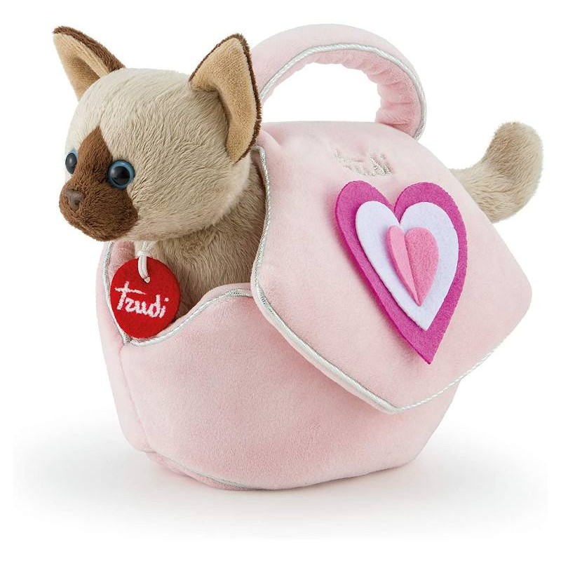 Gattino Borsetta Rosa Cuori Xs di Trudy Altro-Mix