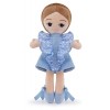 Bambola Pezza Abito Azzurro con Volant S (14x26x6 Cm) di Trudi