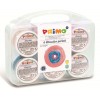 6 Vasetti 100g Tempera a Dita Perlata in Valigetta Polipropilene Multiuso di Morocolor