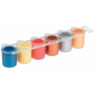 Serie di 6 Colori Metallizzati in Vasetti da 25ml di Morocolor