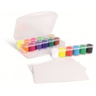 Valigetta Hobby Professional da 18 Colori Acrilici + 2 Cartoncini Telati di Morocolor