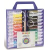22 Colori a Tempera Tubetti Alluminio da 12ml in Valigetta di Plastica con Coperchio Tavolozza di Morocolor