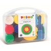 6 Barattoli Tempera,2 Spugne,3 Pennelli in Spugna,1 Pennello Jumbo, 1 Tovaglietta in Plastica in Valigetta Polipropilene