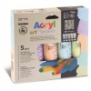 Tempera Acrilica Pastello Scatola da 5 Tubi di Morocolor