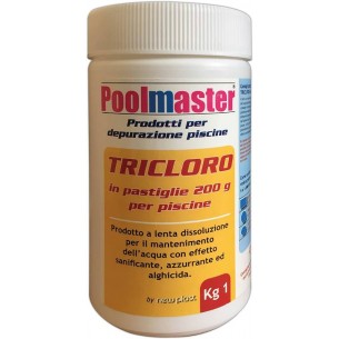 Flacone Tricloro 1kg (5 Pastiglie) di New-Plast