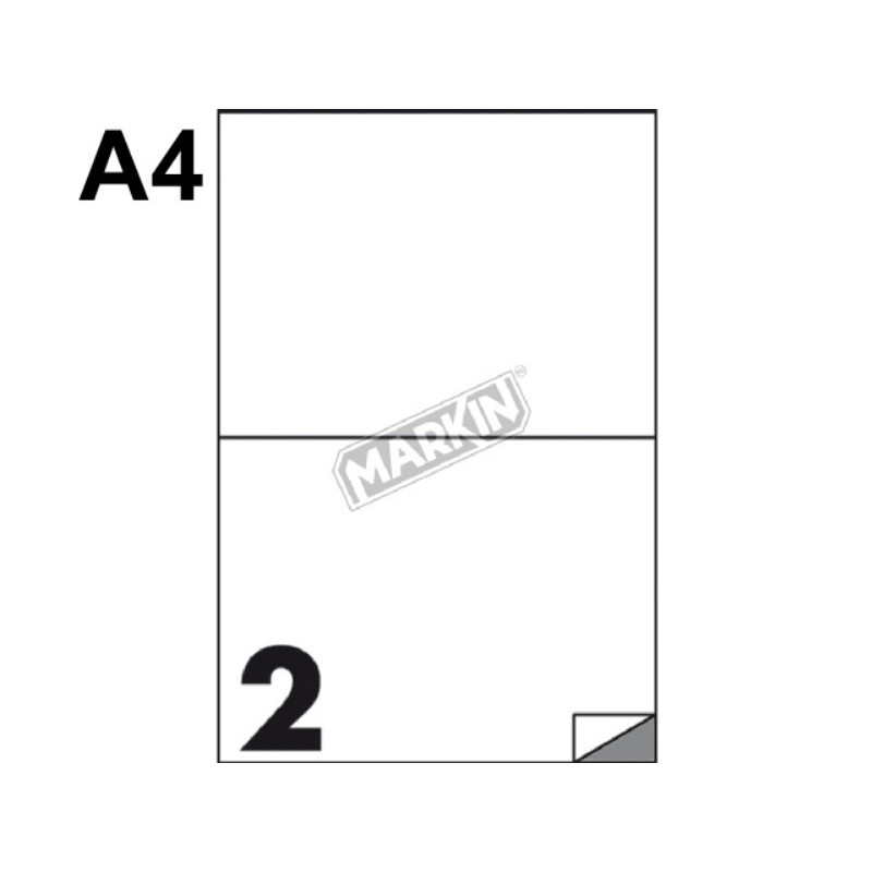 Etichette Adesive Markin 210x148,5 Mm, 2 Etichette / Foglio, 100 Fogli - X210c509 di Kohinoor