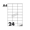 Etichette Adesive 70x36 Mm, 24 Etichette / Foglio, 100 Fogli - X210c510 di Kohinoor