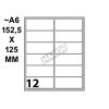 Conf. 10 Buste da 10 Fogli A6 152,5x125 Mm Etichette Markin Permanenti 56x22mm di Kohinoor