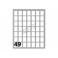 Conf. 10 Buste da 10 Fogli A6 152,5x125 Mm Etichette Markin Permanenti 19x14mm di Kohinoor