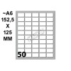 Conf. 10 Buste da 10 Fogli A6 152,5x125 Mm Etichette Markin Permanenti 20x12mm di Kohinoor