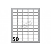 Conf. 10 Buste da 10 Fogli A6 152,5x125 Mm Etichette Markin Permanenti 20x12mm di Kohinoor