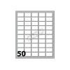 Conf. 10 Buste da 10 Fogli A6 152,5x125 Mm Etichette Markin Permanenti 20x12mm di Kohinoor