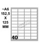 Conf. 10 Buste da 10 Fogli A6 152,5x125 Mm Etichette Markin Permanenti 28x12mm di Kohinoor