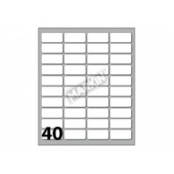 Conf. 10 Buste da 10 Fogli A6 152,5x125 Mm Etichette Markin Permanenti 28x12mm di Kohinoor