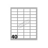 Conf. 10 Buste da 10 Fogli A6 152,5x125 Mm Etichette Markin Permanenti 28x12mm di Kohinoor